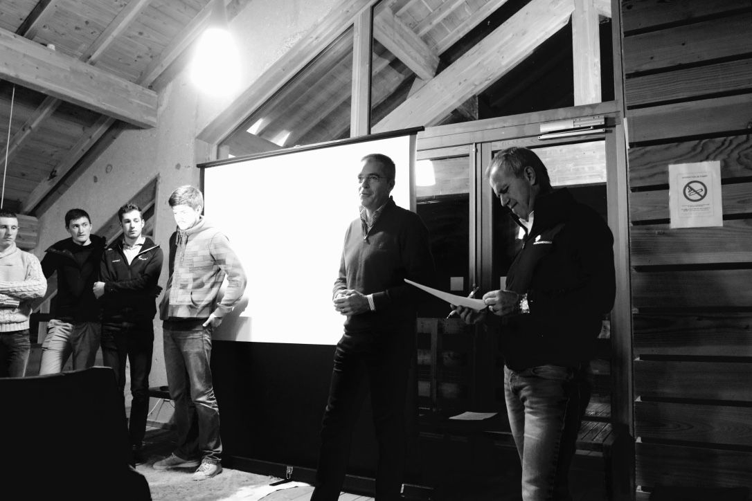 The management talk to the team