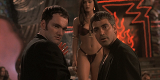 Quentin Tarantino, Salma Hayek and George Clooney in From Dusk Till Dawn
