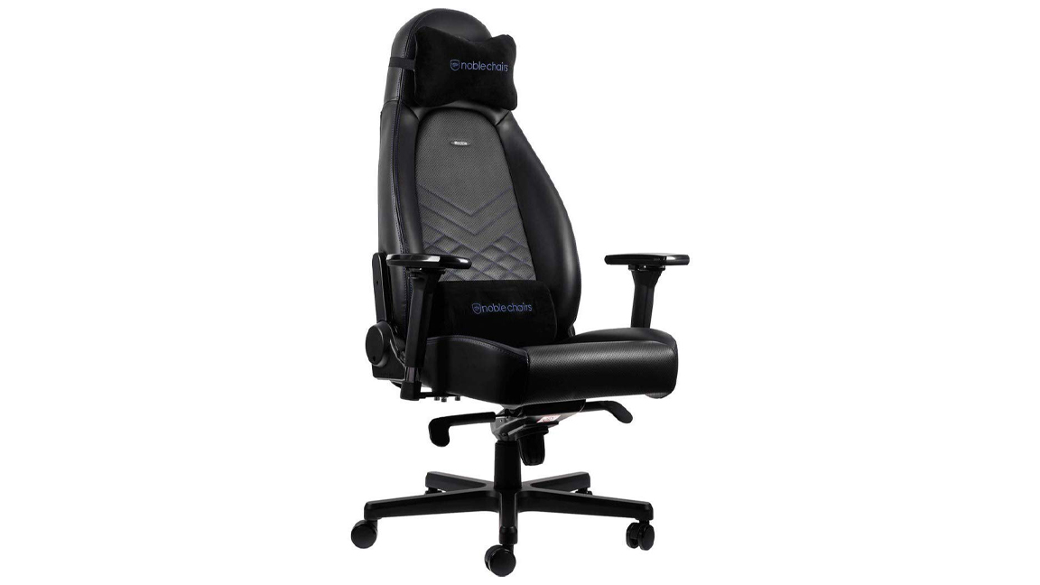 noblechairs Icon best gaming chair at an angle on a white background