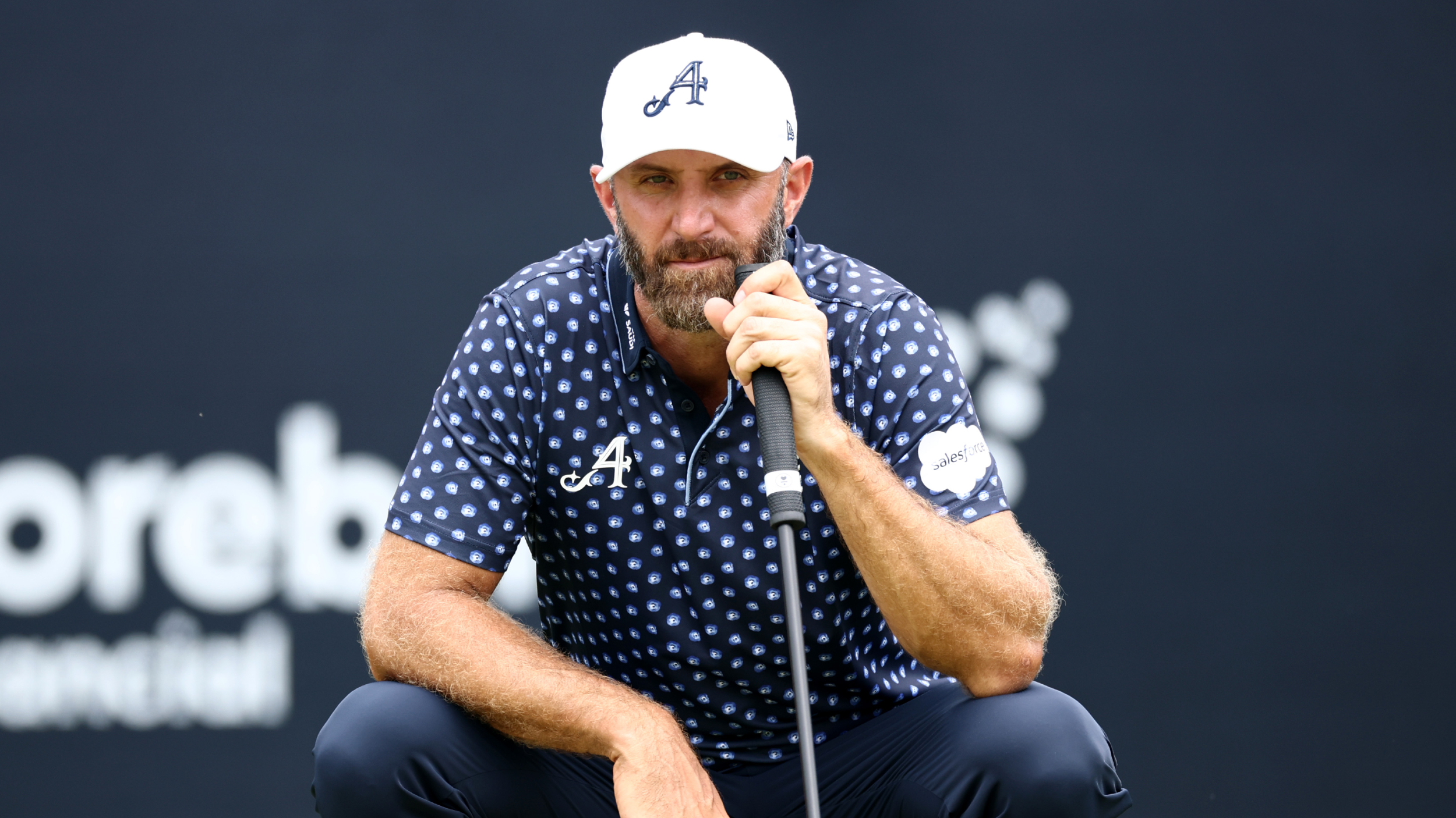 Dustin Johnson at the PGA Championship