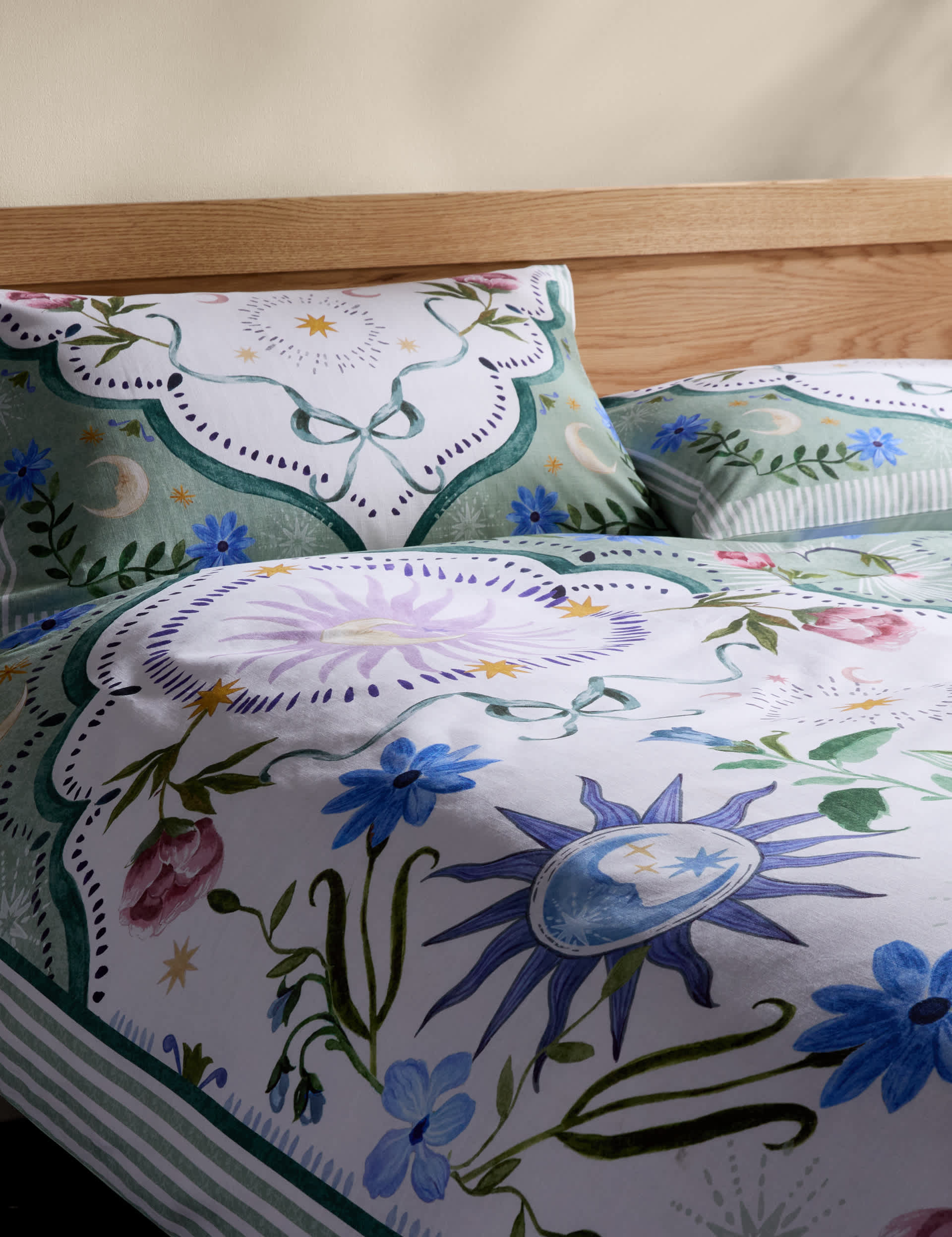 Pure Cotton Celestial Print Bedding Set