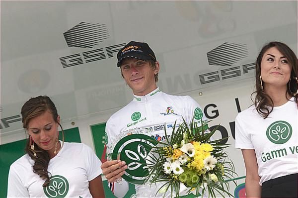 Best young rider Evaldas Siskevicius (La Pomme Marseille)