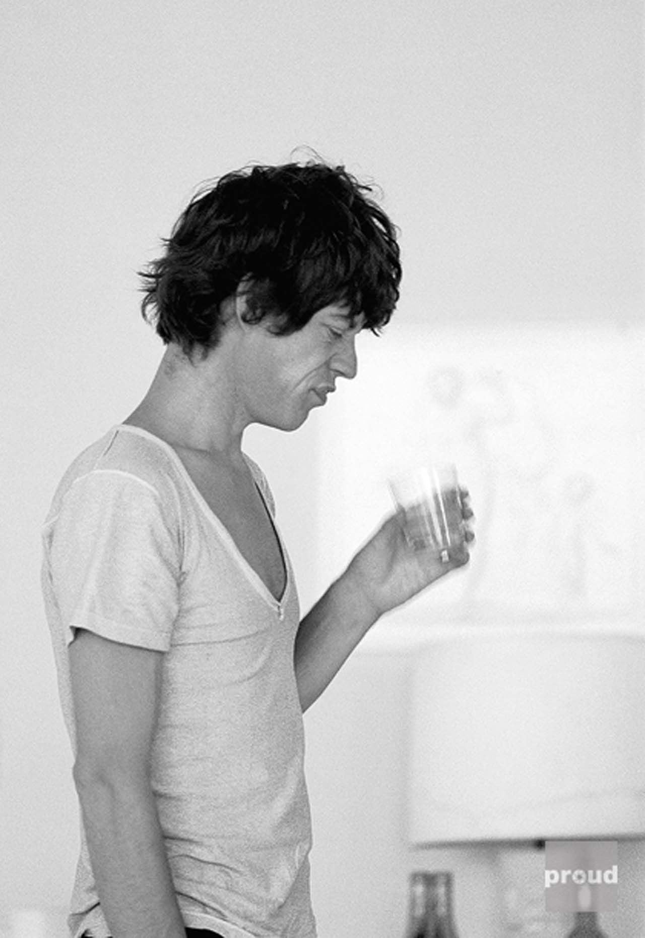 Mick tasting something unpleasant during The Rolling Stones recording sessions at the Compass Point Studios. Nassau, Bahamas, 22nd January 1979