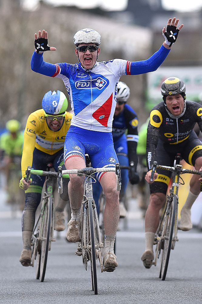 Arnaud D&eacute;mare (FDJ) wins stage 1 at Paris-Nice