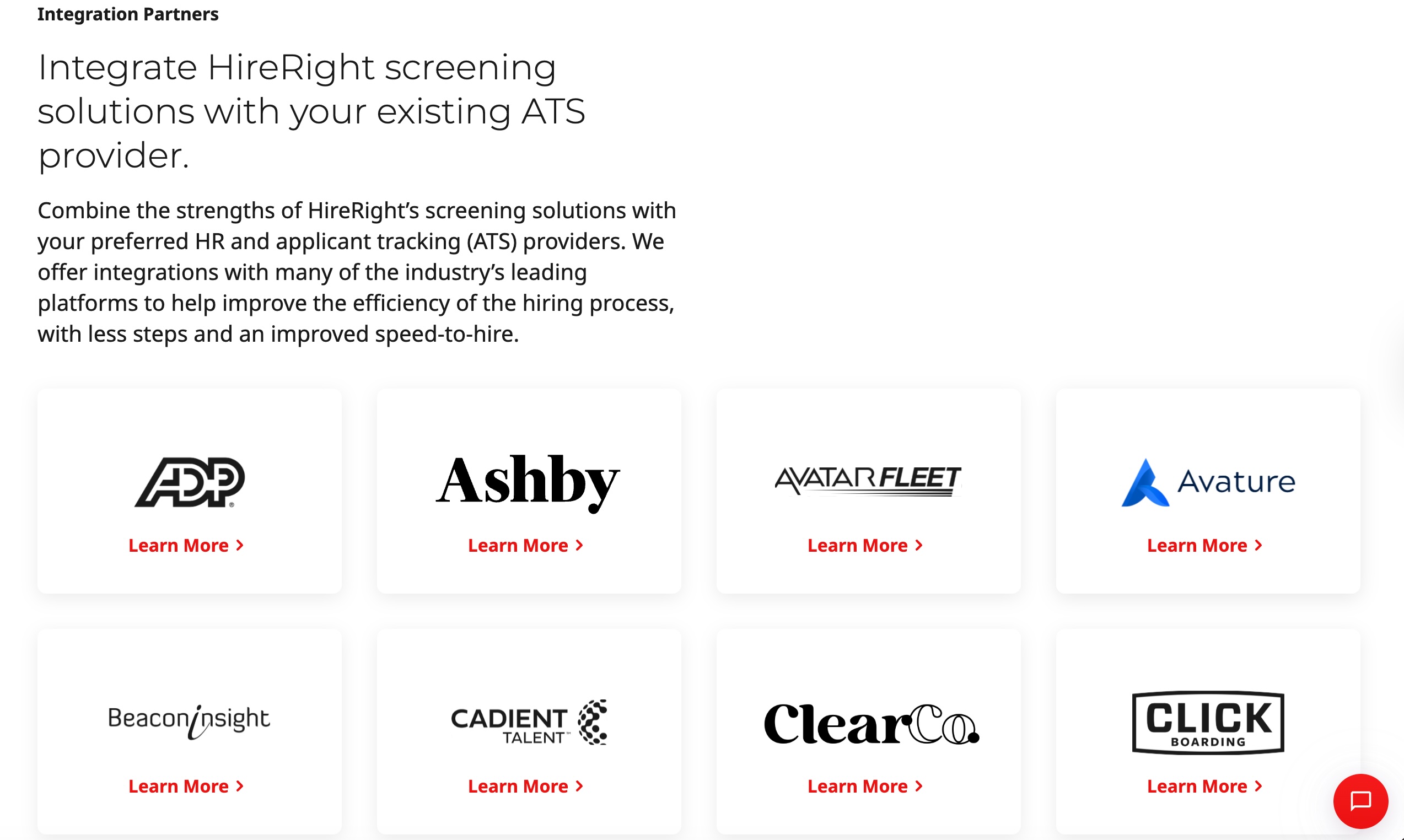 HigherRight integrations