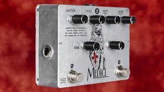 Dophix Medici More Fuzz pedal on red background