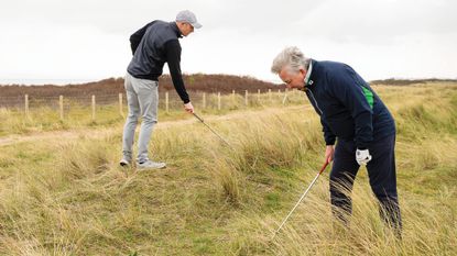 two men looking for golf ball, 7 Tips To Help You Find Your Golf Ball