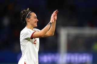 Lucy Bronze scored a fantastic goal against Noway in the quarter-finals