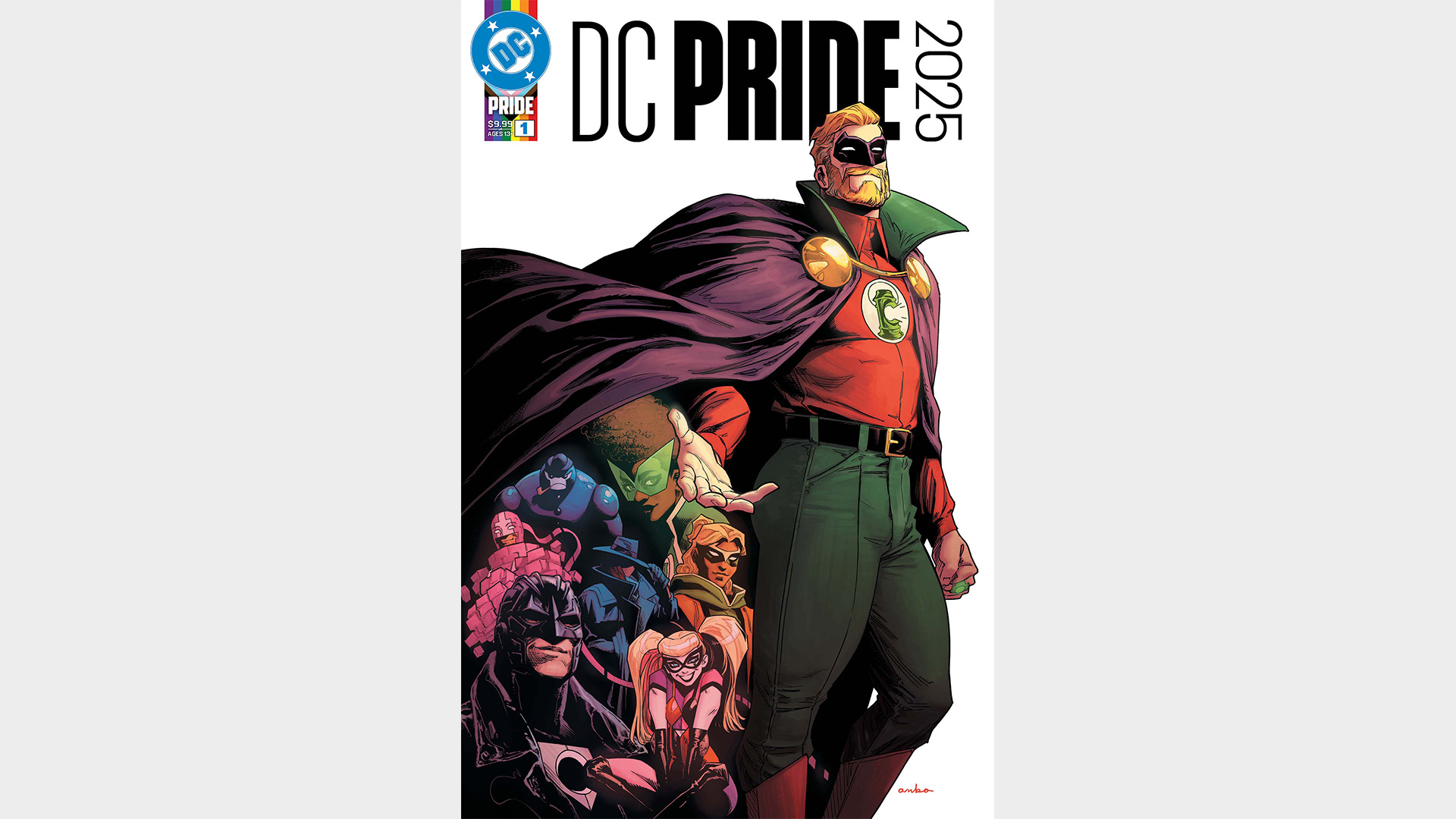 Kris Anka's main cover for DC Pride 2025.