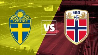 Sweden vs Norway international football crests