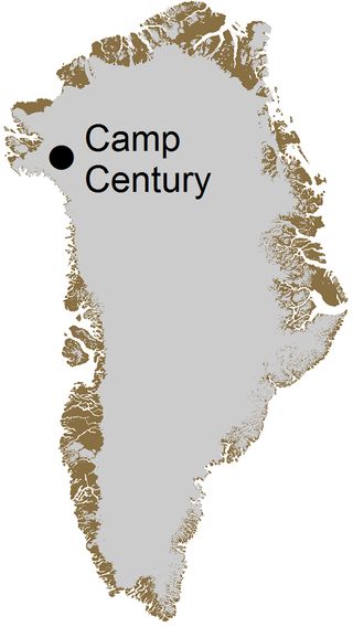 Camp Century location