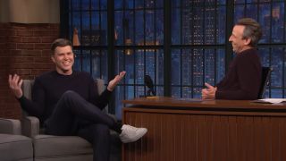 Colin Jost and Seth Meyers on Late Night with Seth Meyers