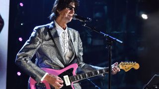 Ric Ocasek of The Cars performs during the Rock and Roll Hall of Fame induction ceremony in 2018 in Cleveland, Ohio.