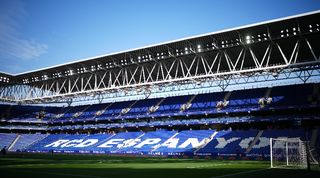 General view of Espanyol's RCDE Stadium in 2023.