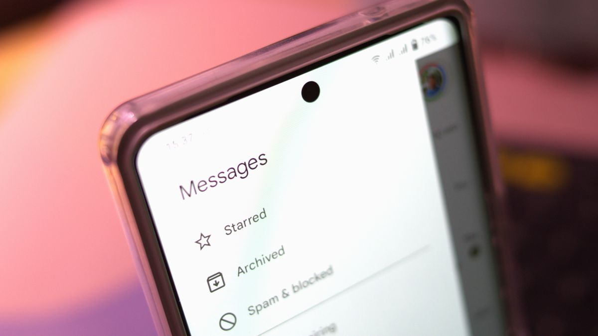 Google Messages update officially removes nav drawer