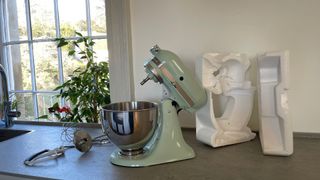 KitchenAid 4.8-litre Artisan Stand Mixer packaging