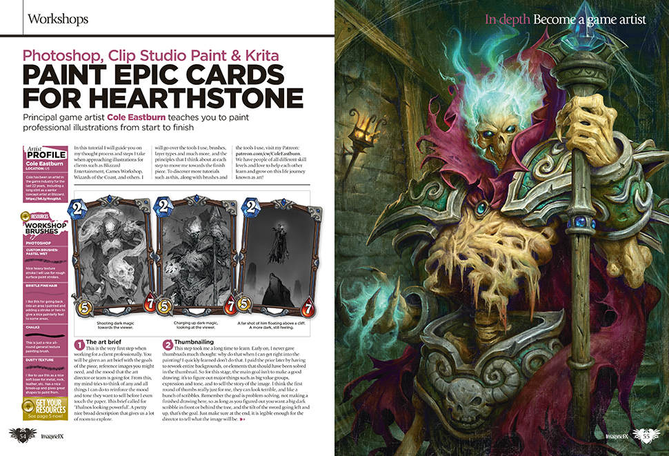 Images from issue 269 of ImagineFX magazine