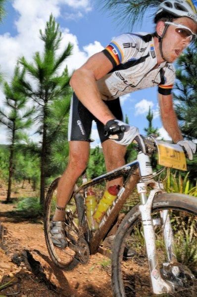 Race winner Karl Platt from Germany