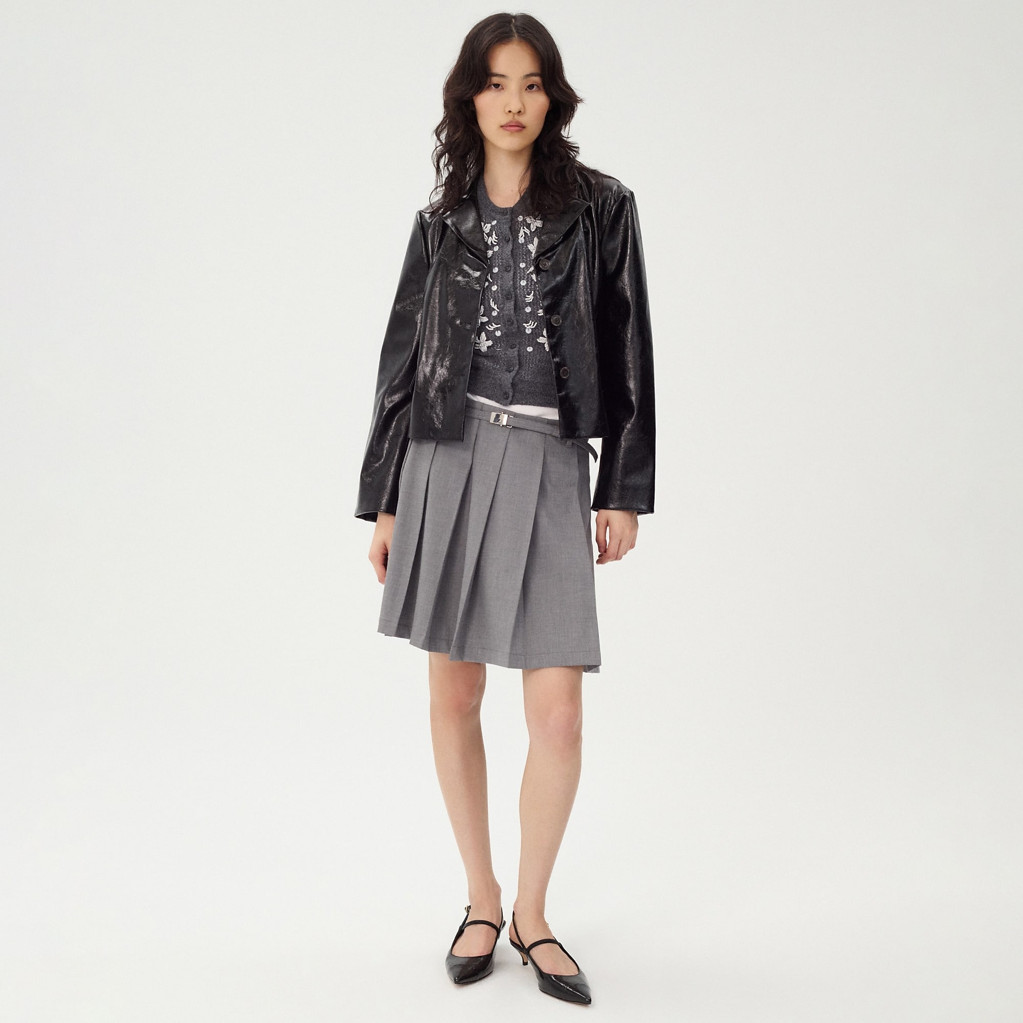 jcrew, Pleated Prep Skirt