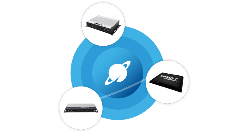 Suite of Digital Signage Media Players from Korbyt. 