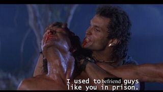 Dalton and Jimmy grapple in exciting scene from Road House