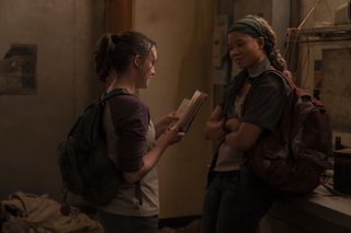 (L to R) Bella Ramsey as Ellie and Storm Reid as Riley in The Last of Us episode 7 on HBO and HBO Max