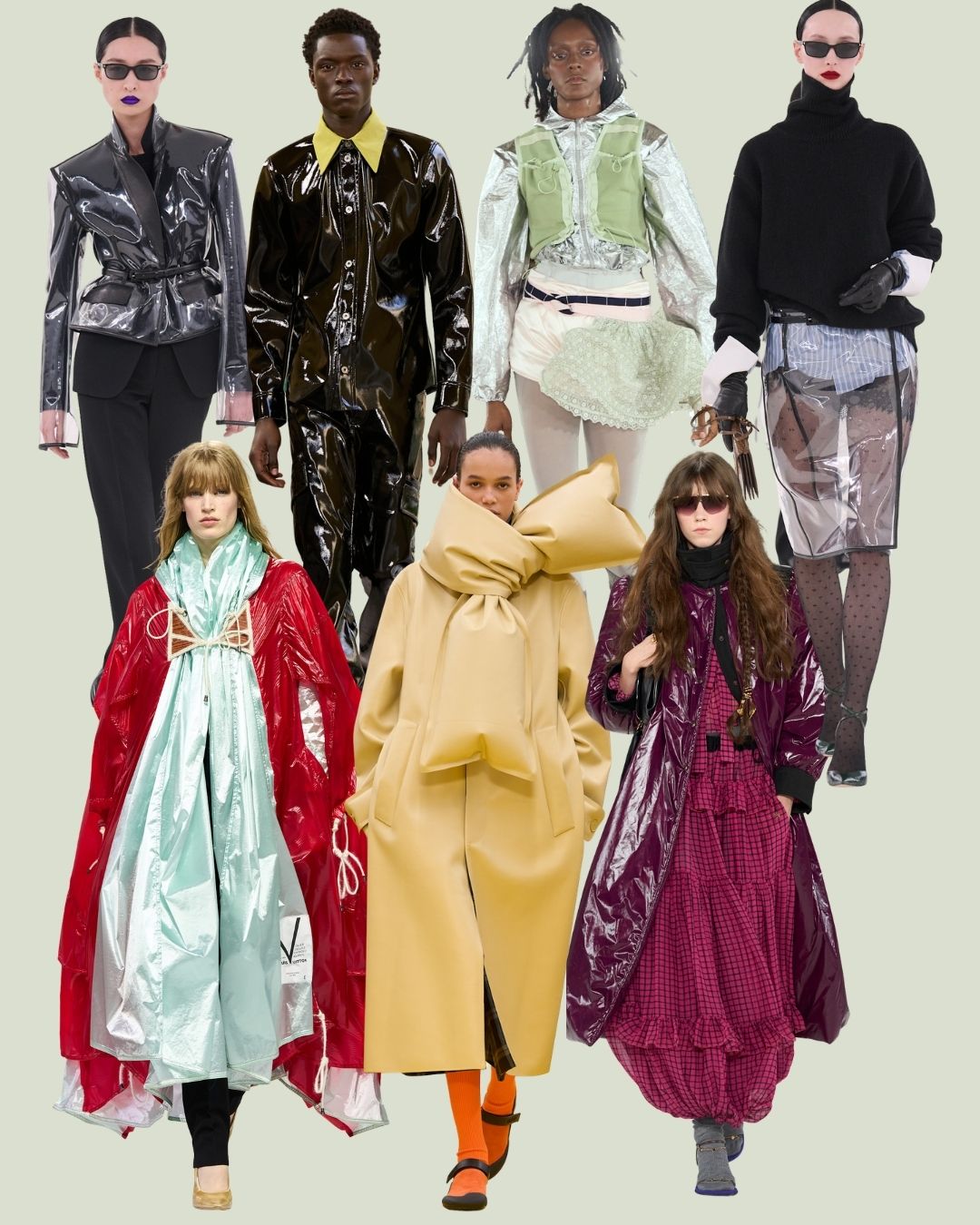 Models on the autumn/winter 2026 runway