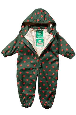 Little Green Radicals Baby An Apple A Day Recycled Waterproof Winter Suit