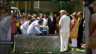 A Reinterment ceremony for one of the individuals found buried in an 18th-century cemetery in South Carolina.