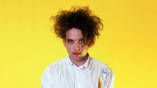 Robert Smith in 1986, studio portrait