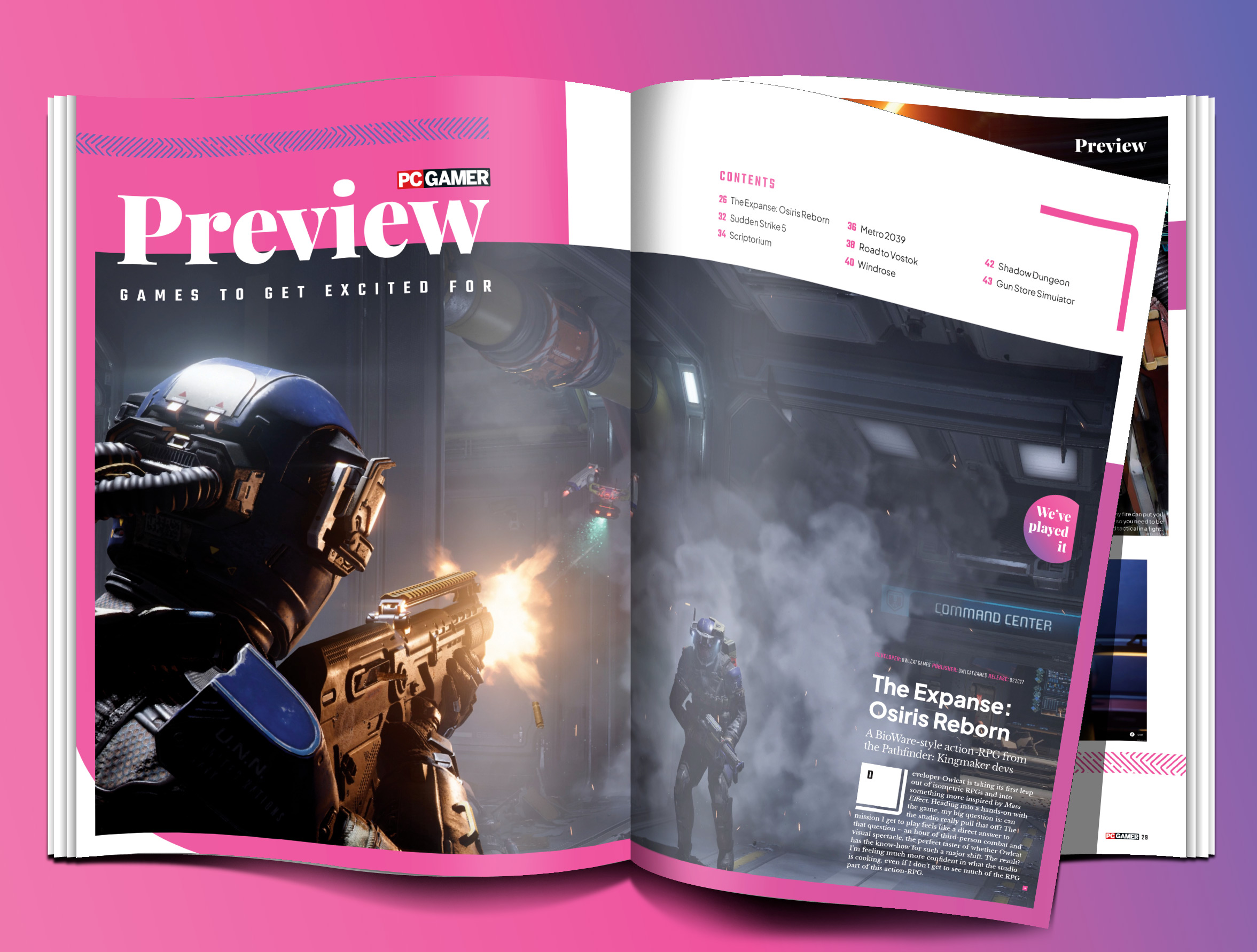 Witchfire issue of PC Gamer magazine 423