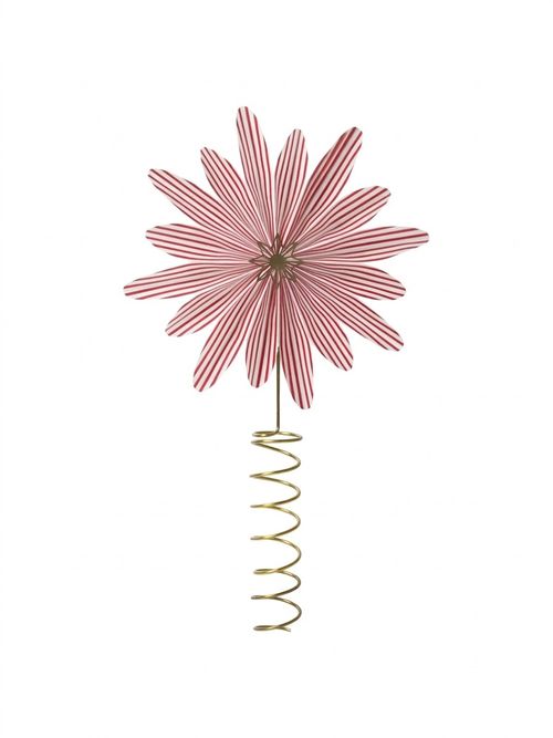 Pluto Design Christmas Tree Topper Polkagris