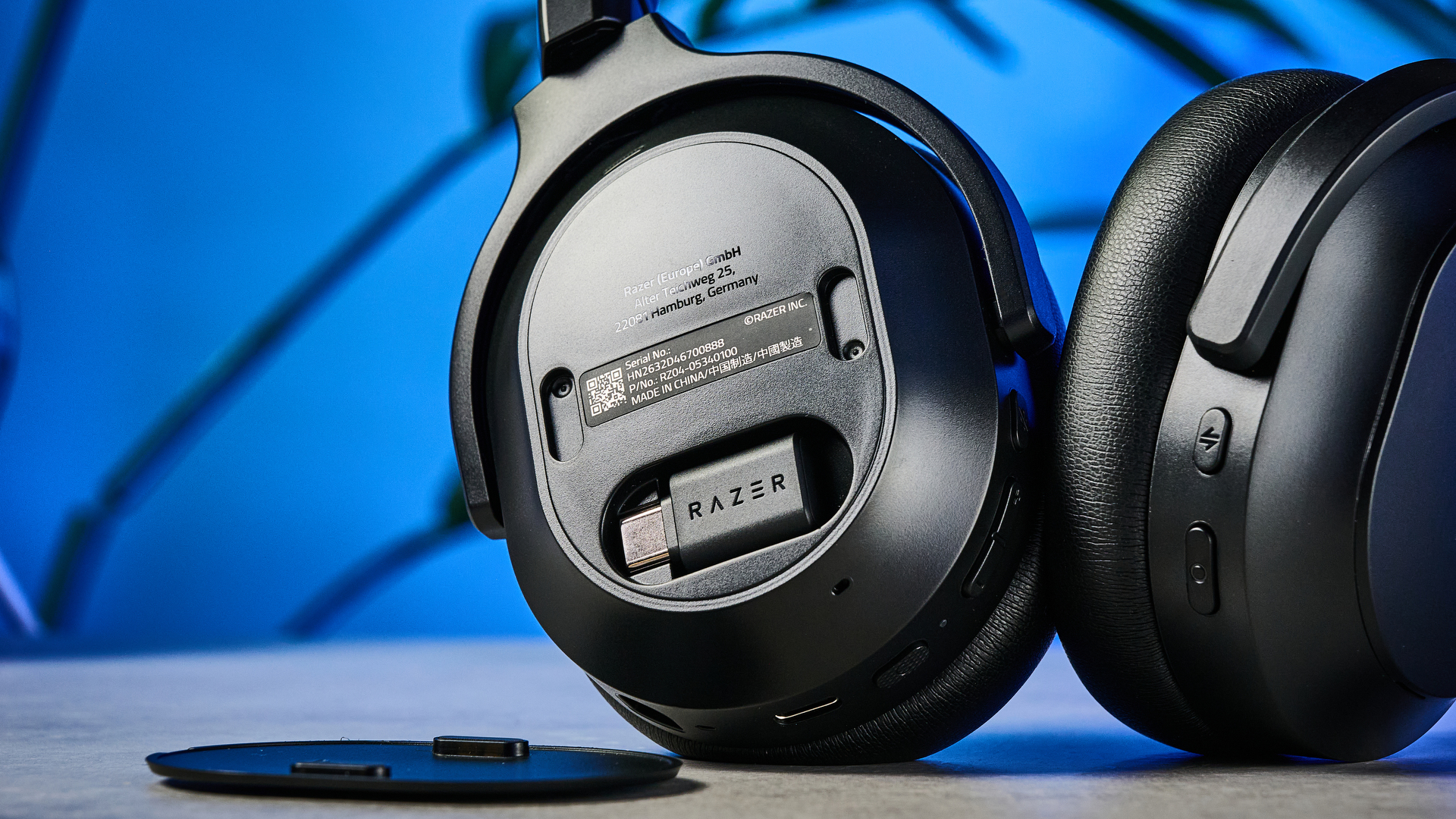A black Razer Barracuda V2 Pro gaming headset