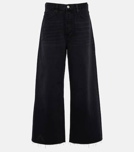 Le Low Dishevelled Low-Upward thrust Wide-Leg Jeans