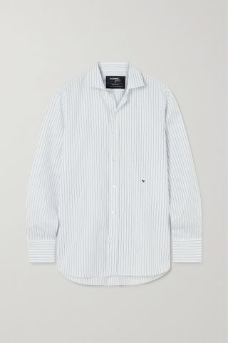 Striped Cotton-Poplin Shirt