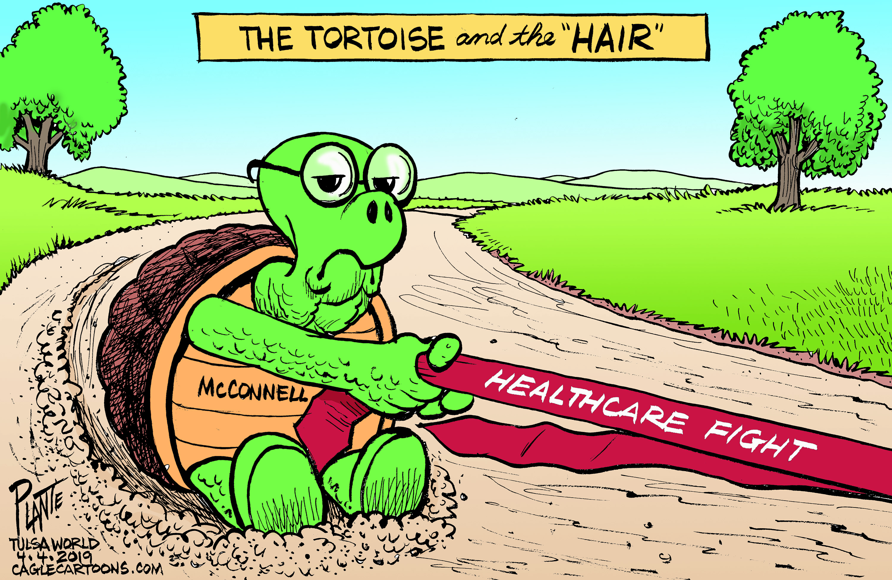 Political Cartoon U.S. Trump Obamacare GOP Mitch McConnell Republicans Affordable Care Act