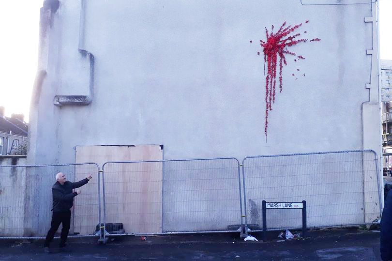 Banksy Bristol Valentine&#039;s Day vandalism