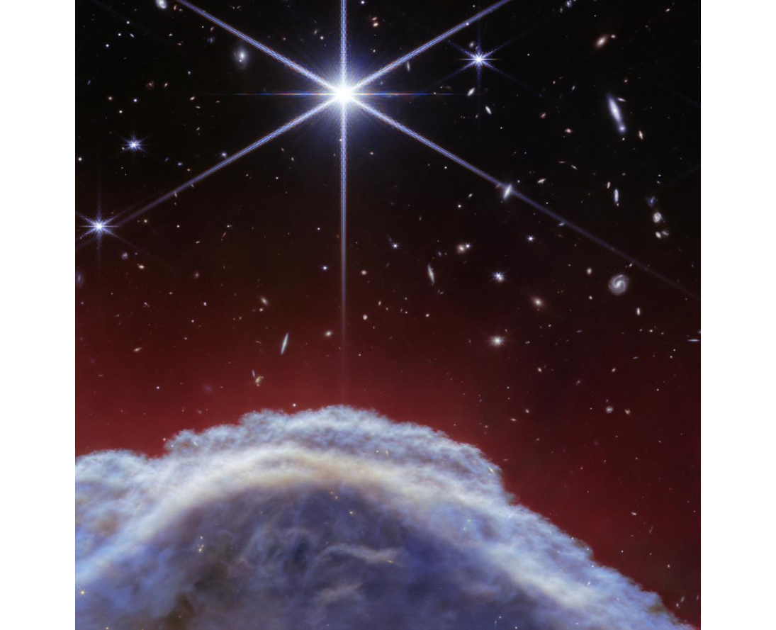 El Telescopio James Webb revela la ardiente 'crema' de la Nebulosa Cabeza de Caballo en nuevas e impresionantes imágenes