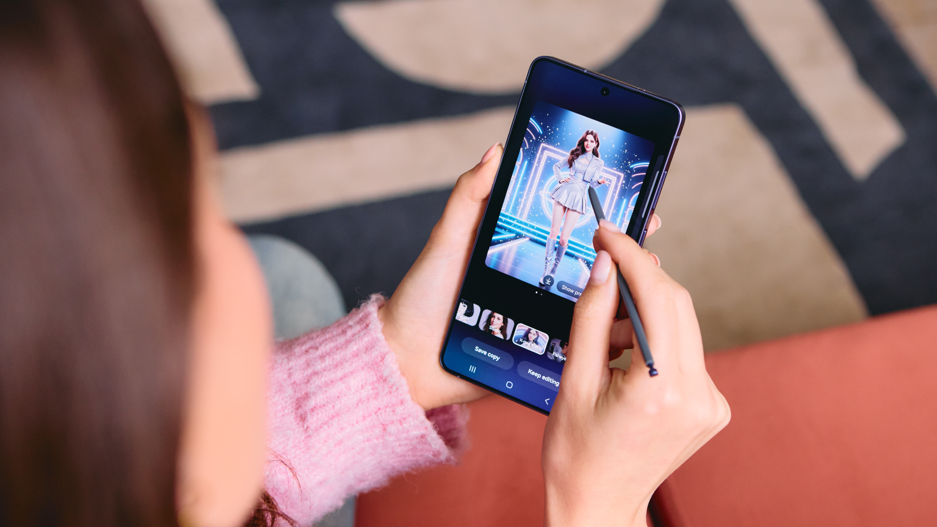 Image editing on a Samsung Galaxy S26 Ultra