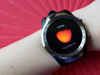 Mobvoi TicWatch Pro heart rate testing