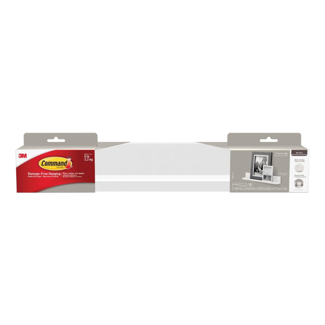 Command Brand, 21" Picture Ledge