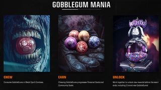 Black Ops 6's GobbleGum Mania event seemingly uses AI-generated images for the splash screen.