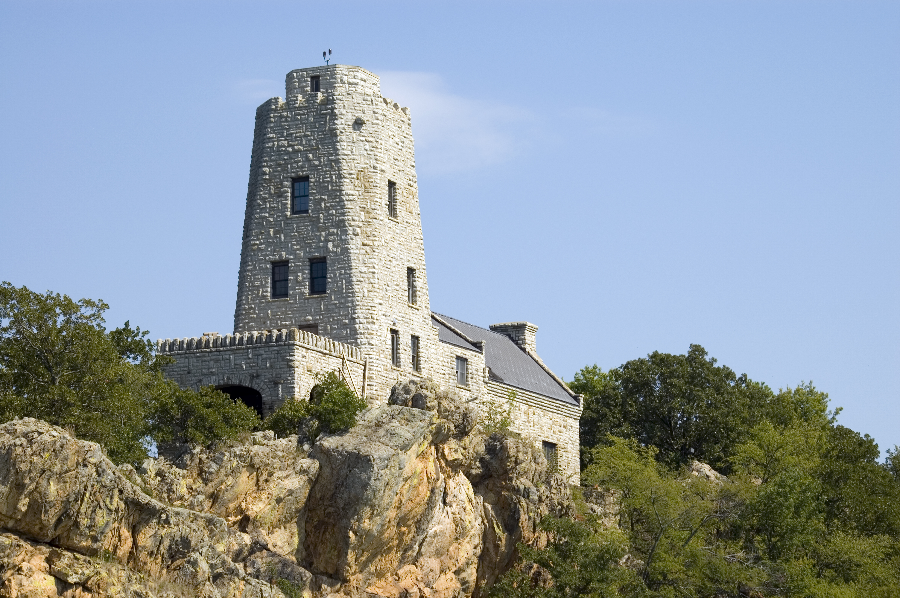Tucker Tower at Lake Murray in Ardmore Oklahoma.