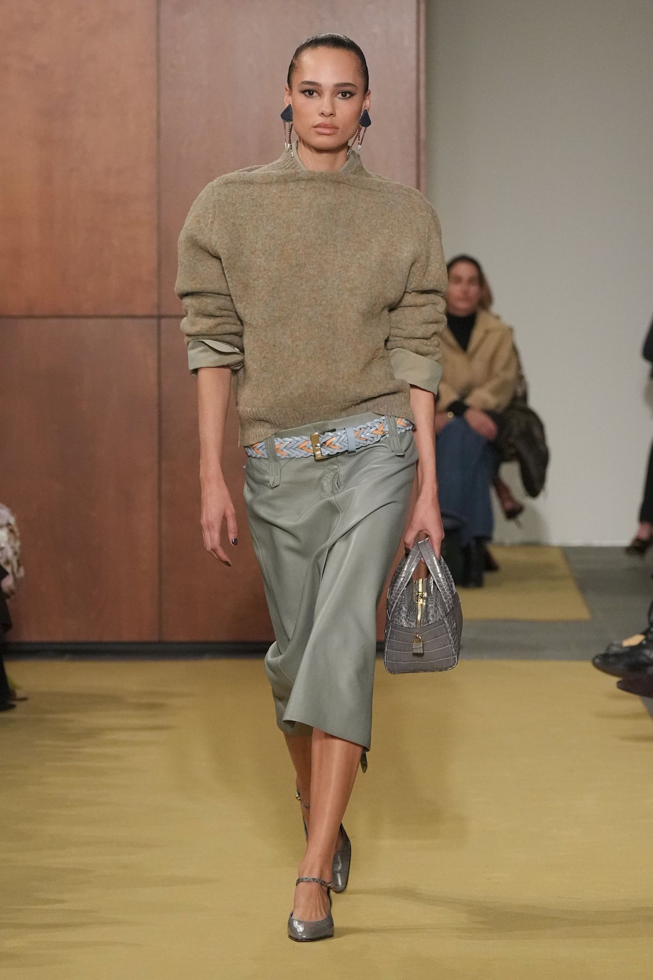 models on the Fall 2026 Tory Burch fashion show runway