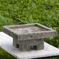 Textured stone bird bath | $149 at West Elm