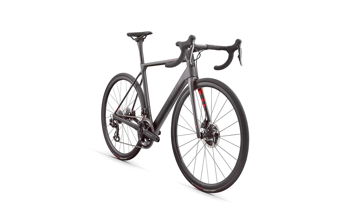 Currently only available in a single colourway, the design features contrasting flashes of red