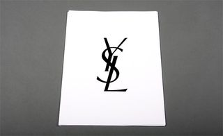 The front cover of the Yves Saint Laurent booklet