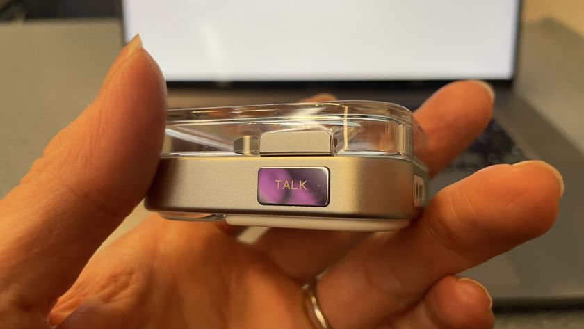 Nothing Ear (3) being tested on a commuter train late at night