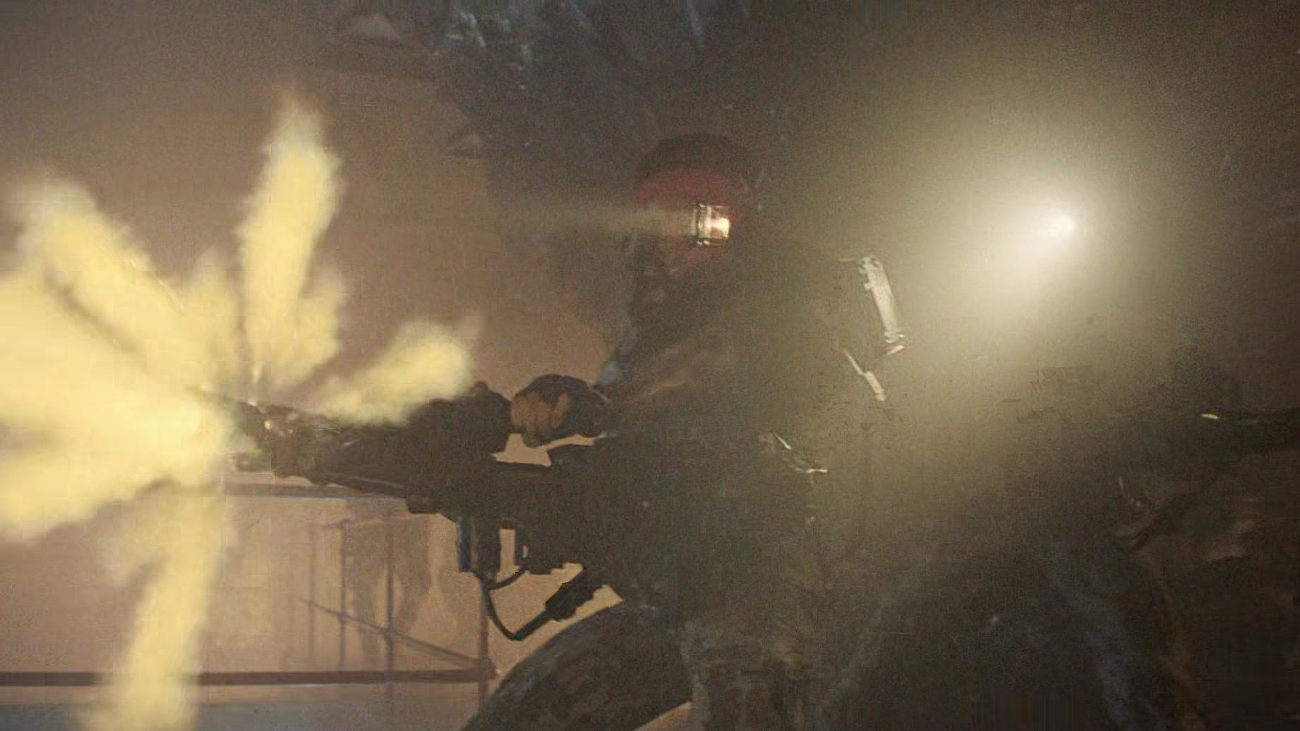 Screenshot from the sci-fi movie Aliens (1986)