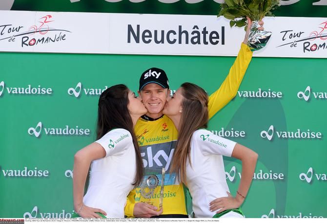 Overall winner Chris Froome
